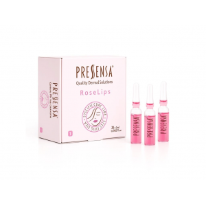 Pressensa Rose Lips  - гіалуронові ампули для губ під дермапен, 1x2 ml